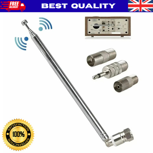Telescopic dab radio aerial - dab, fm