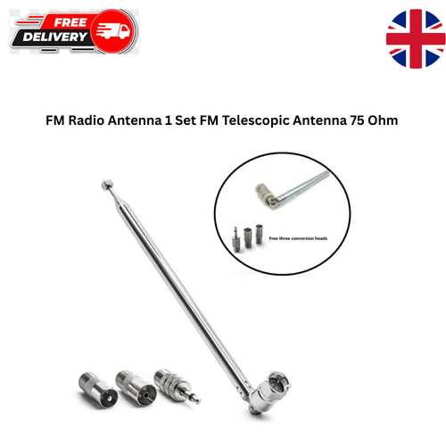 Telescopic dab radio aerial - dab, fm