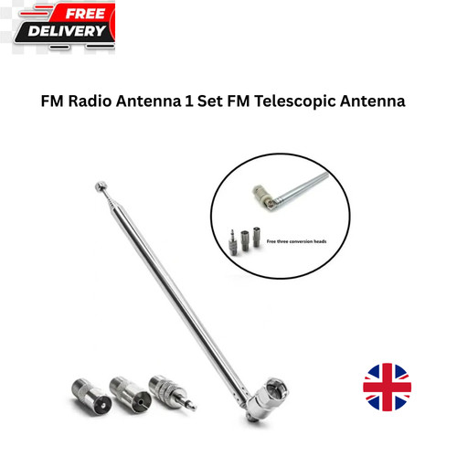 Telescopic dab radio aerial - dab, fm