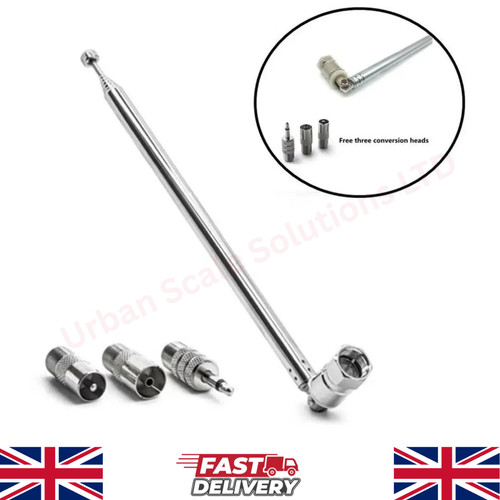 Telescopic dab radio aerial - telescopic,